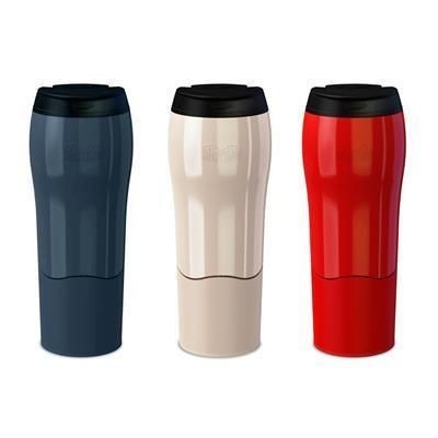 Mighty Mug Plastic Travel Mug, No Spill Double Wall Tumbler, Cold