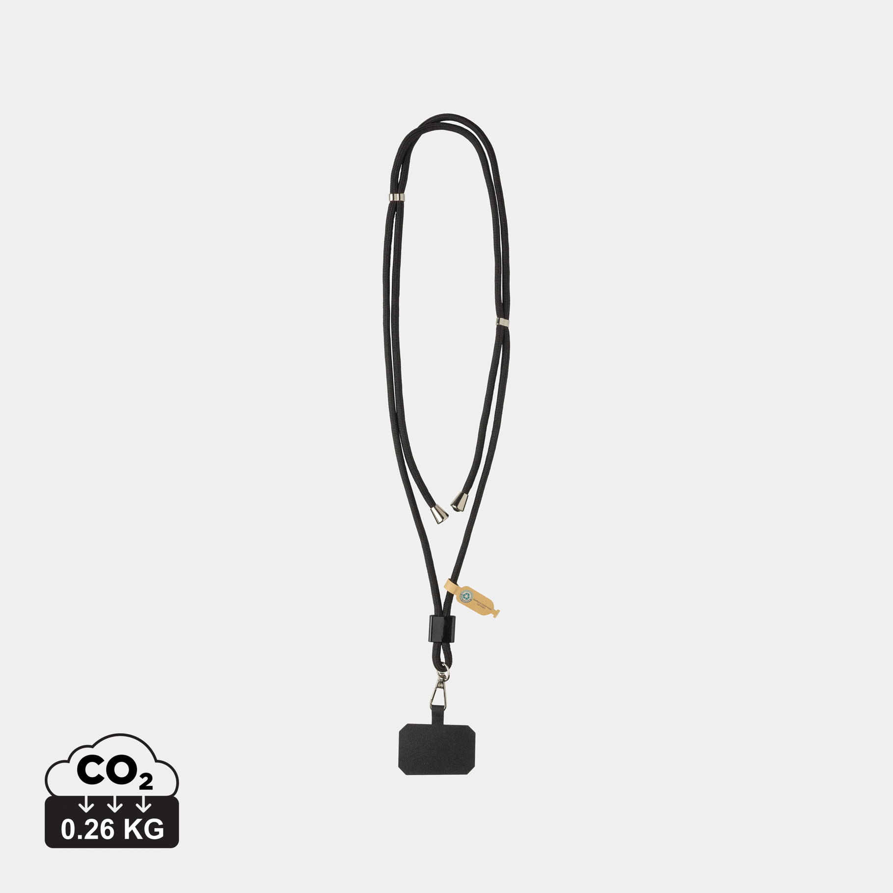 CarryLoop RCS recycled PET adjustable phone holder lanyard